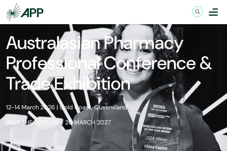Australian Pharmacy Professional Conference & Expo 2026