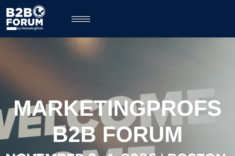 B2B Forum by MarketingProfs 2026