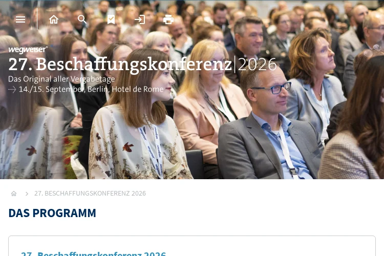 Beschaffungskonferenz 2026