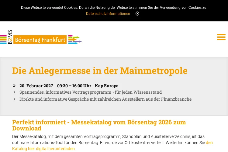Borsentag Frankfurt 2026