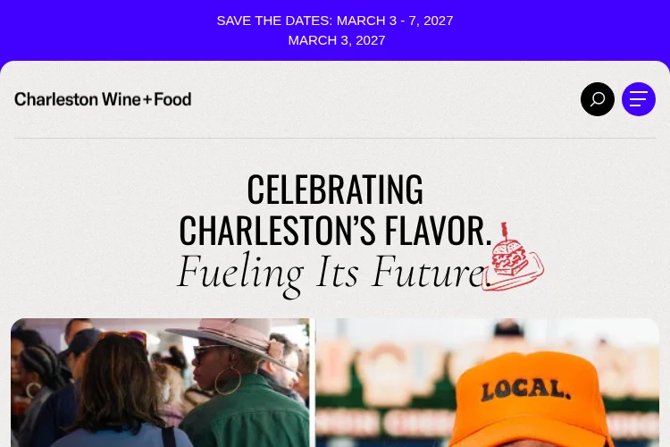 Charleston Wine + Food 2026