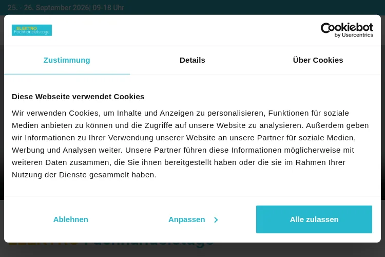 Elektro Fachhandelstage 2026