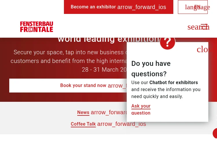 Fensterbau Frontale 2026