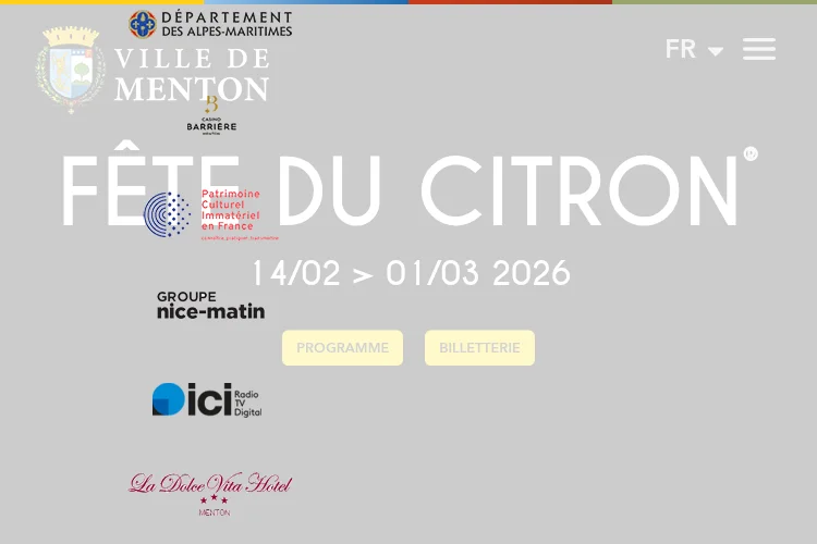 Fete du Citron Menton 2026