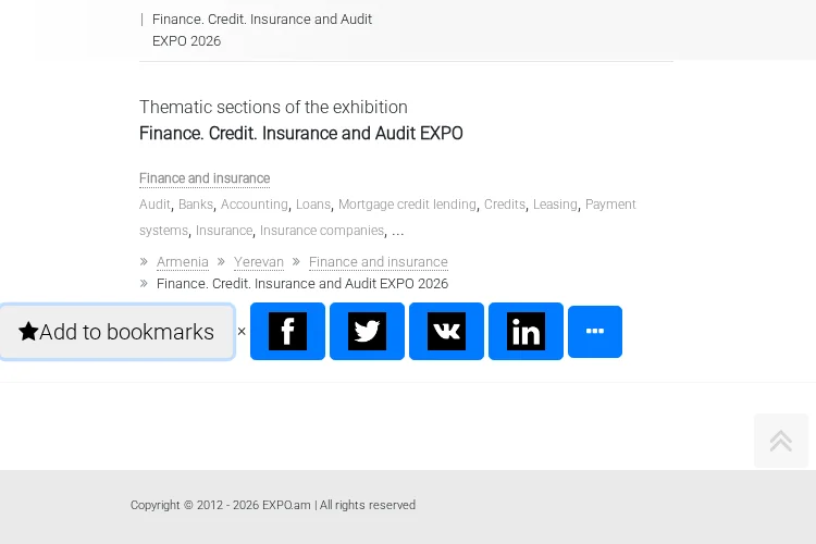 Finance. Credit. Insurance And Audit Expo 2026