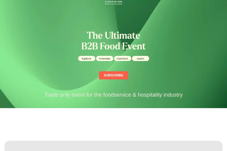 Fine Food Australia 2026