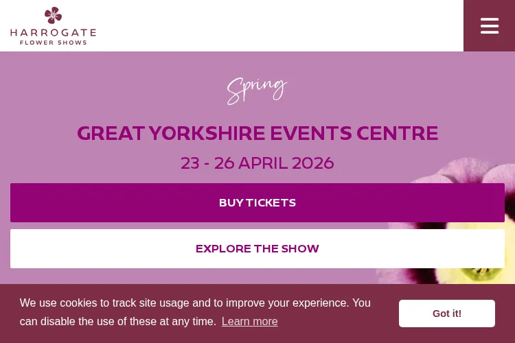 Flower Show Harrogate Autumn 2026