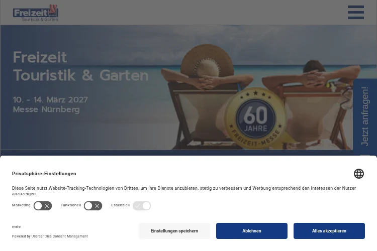 Freizeit Touristik & Garten Messe Nürnberg 2026
