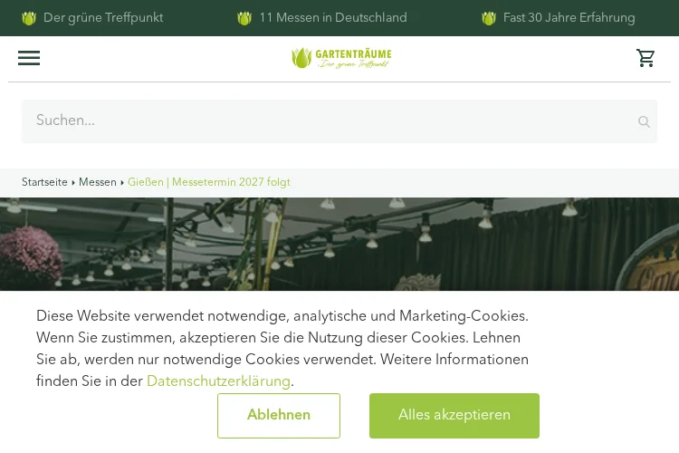 Gartenträume Giessen 2026