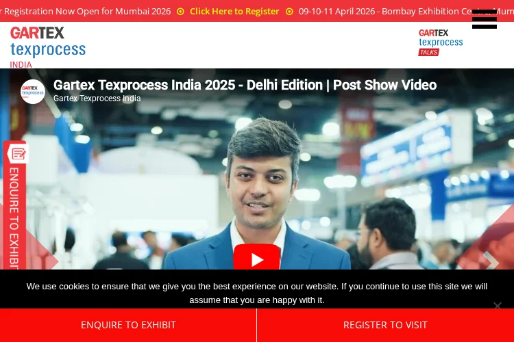 Gartex Texprocess India Mumbai 2026