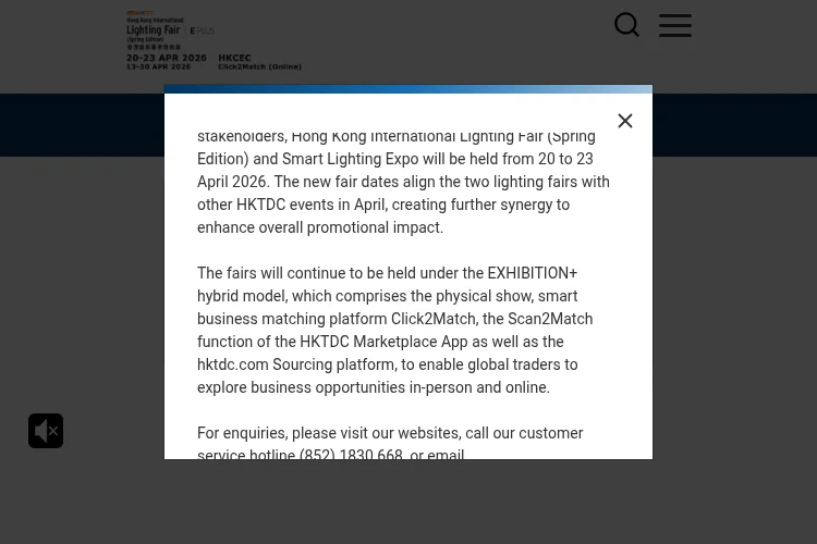 Hong Kong International Lighting Fair 2026
