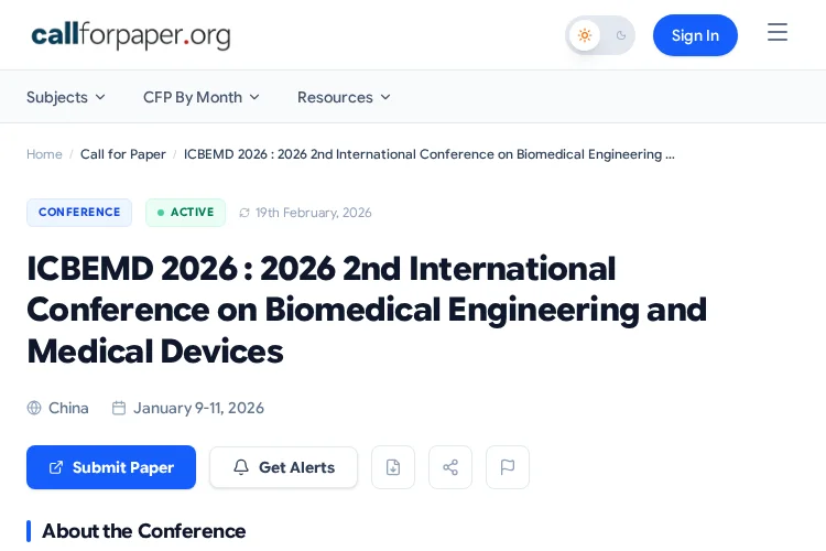 ICBEMD 2026