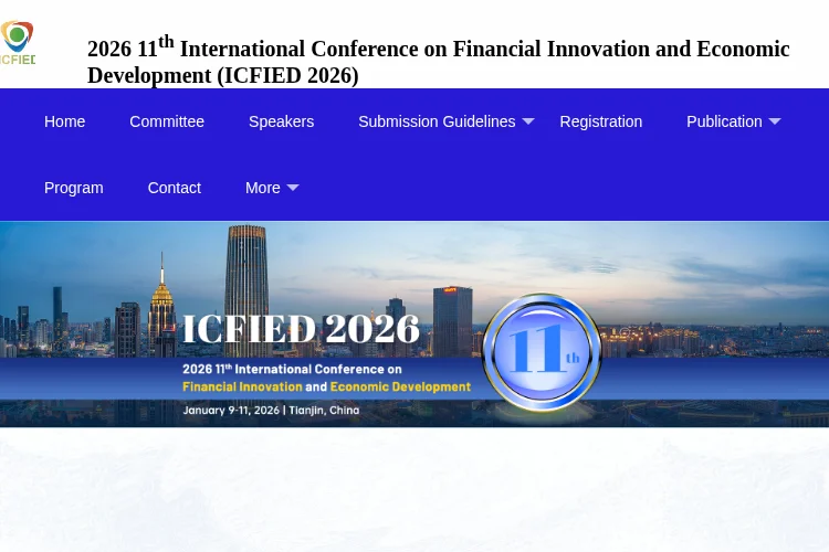 ICFIED 2026