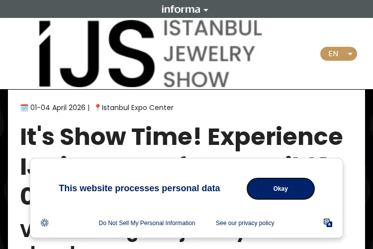 Istanbul Jewelry Show Spring 2026