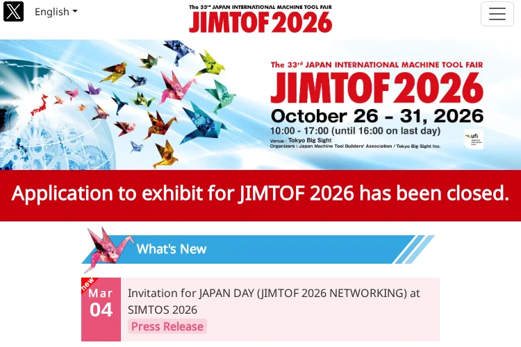 JIMTOF 2026
