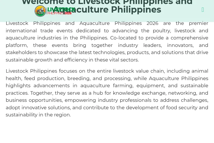 Livestock Philippines 2026