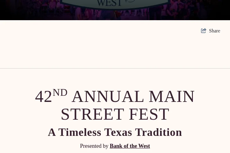Main Street Fest 2026