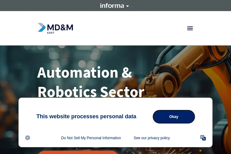 MD&M East Automation & Robotics (ATX East) 2027
