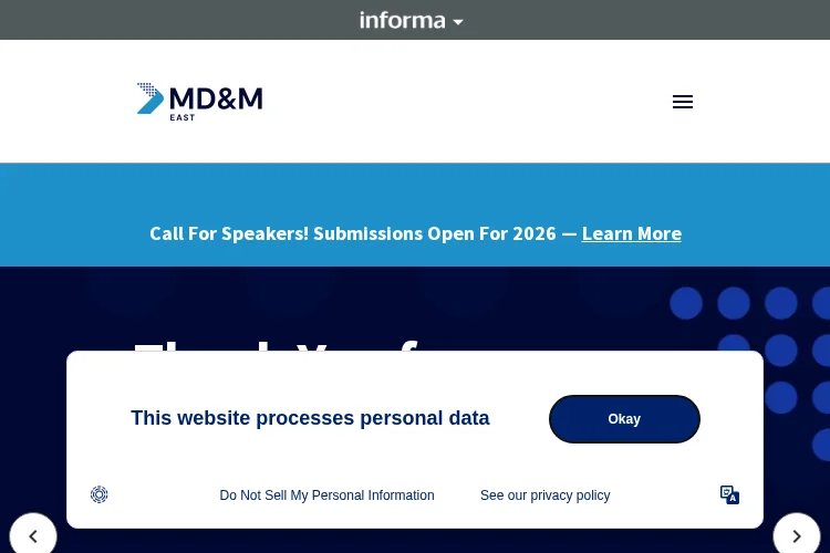 MD&M East Show 2027