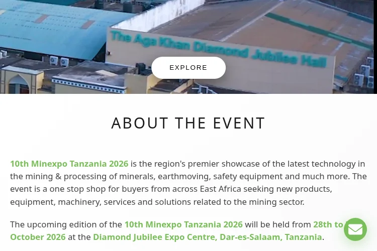 MineExpo Tanzania 2026