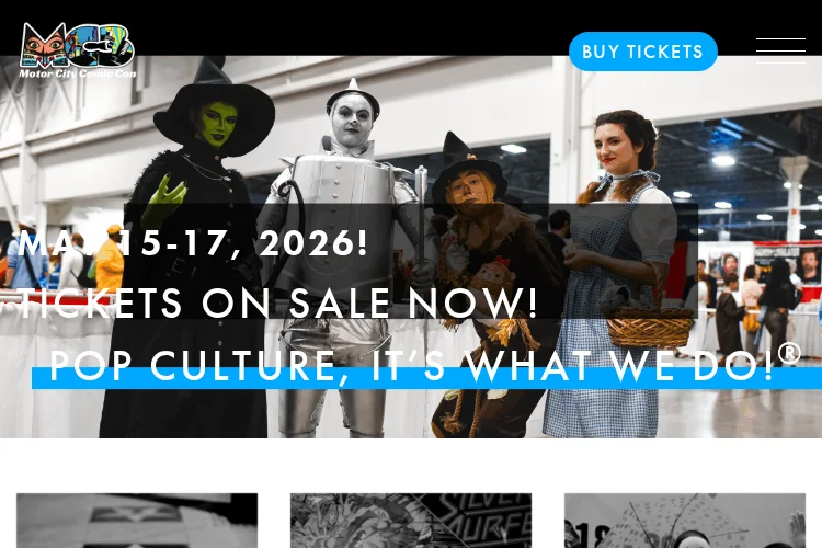Motor City Comic Con 2026