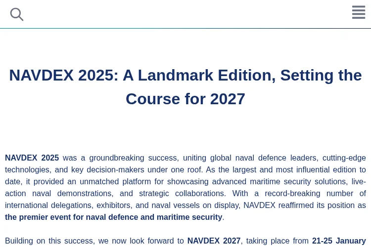 Navdex 2027