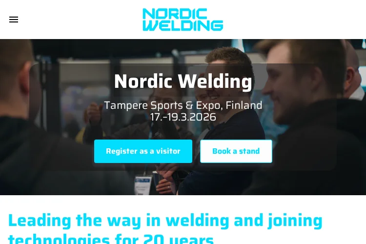 Nordic Welding Expo 2026