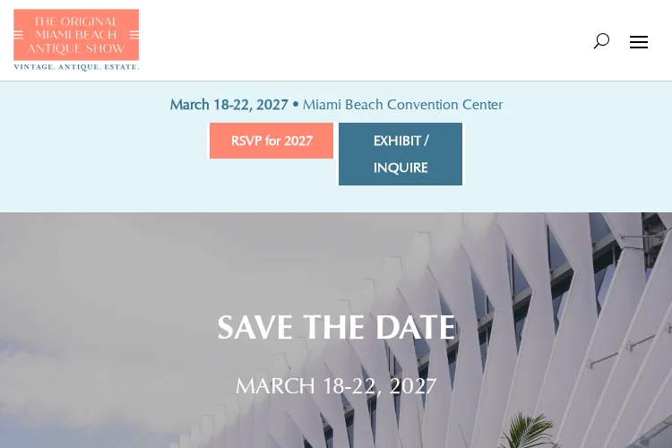 Original Miami Beach Antique Show 2026