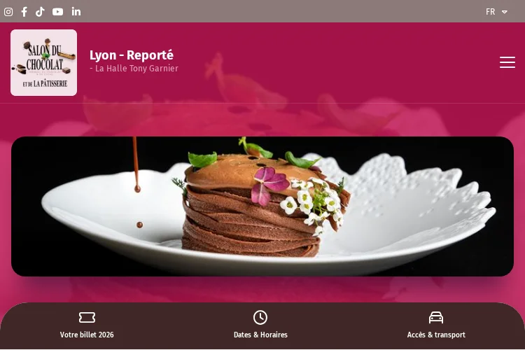 Salon du Chocolat Lyon 2026