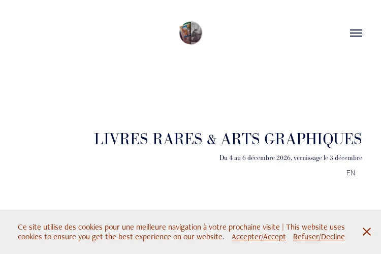 Salon du Livre rare, de l'Autographe, de l'Estampe et du Dessin 2026