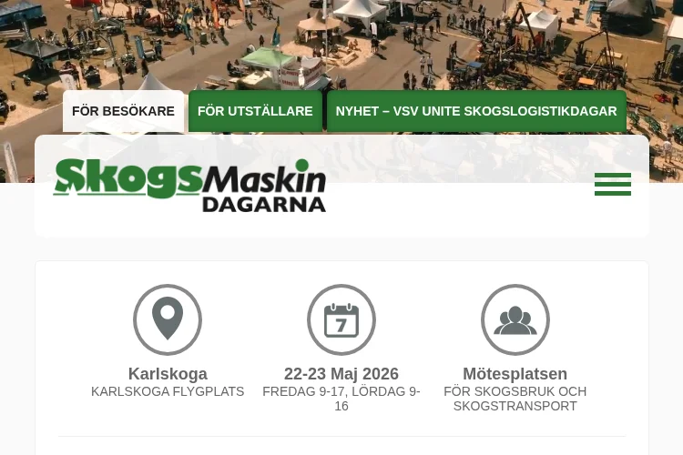 Skogsmaskindagarna 2026