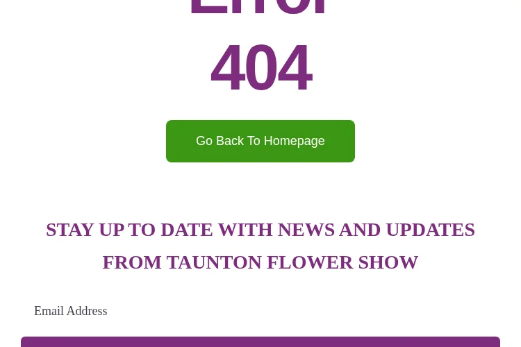 Taunton Flower Show 2026