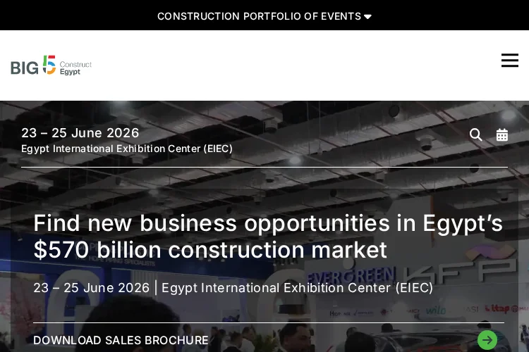 The Big 5 Construct Egypt 2026