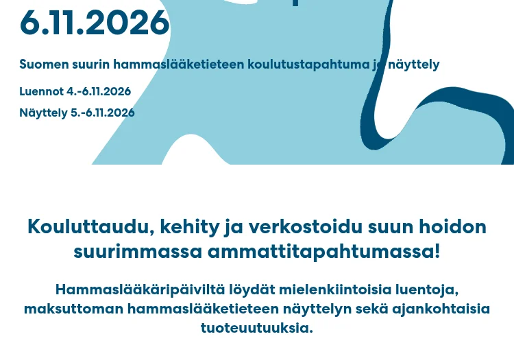 The Finnish Dental Exhibition and Congress 2026
