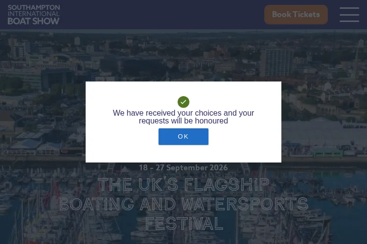 The Yacht Market.com Southampton Boat Show 2026