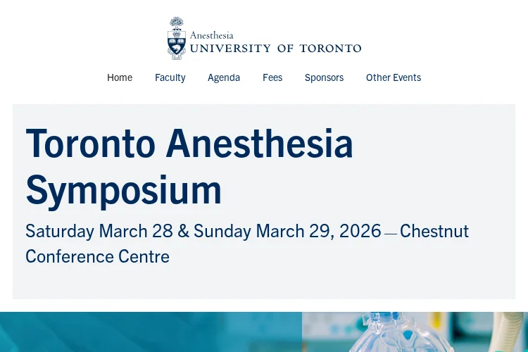 Toronto Anesthesia Symposium 2026