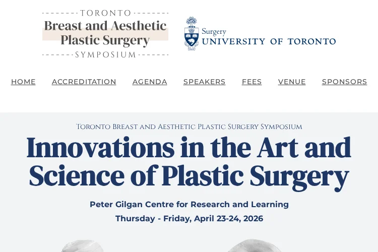Toronto Breast and Aesthetic Plastic Surgery Symposium