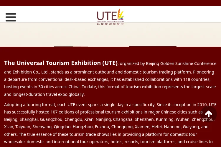 Universal Tourism Exhibition October Shanghai 2026
