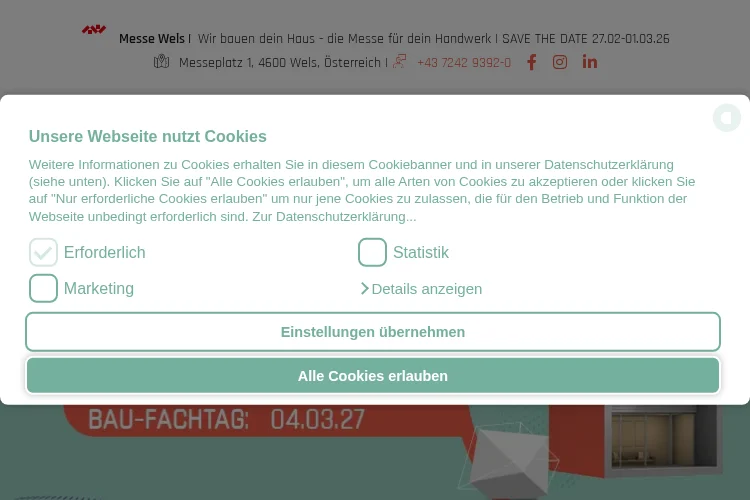 Webuild Energiesparmesse Wels 2026