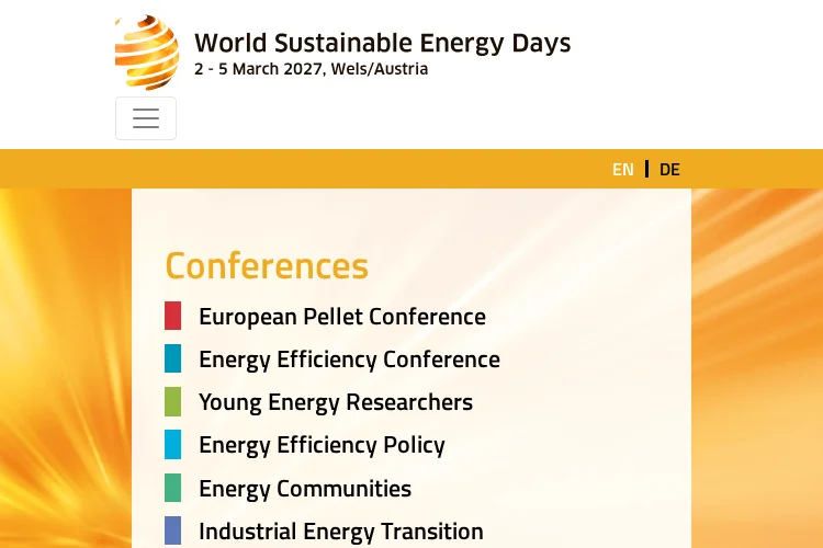 World Sustainable Energy Days (WSED) 2026